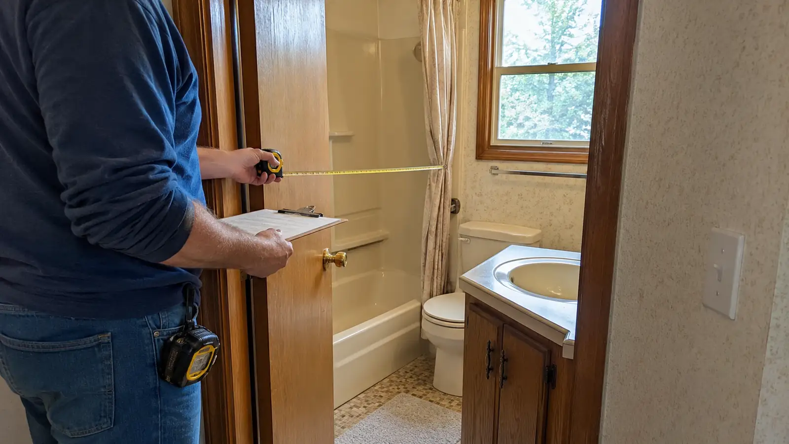 Bathroom remodeling context in Fitchburg, Wisconsin